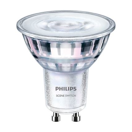 LED Izzó Philips SCENE SWITCH GU10/5W/230V 2700K/4000K