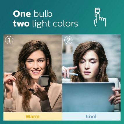 LED Izzó Philips SCENE SWITCH GU10/5W/230V 2700K/4000K
