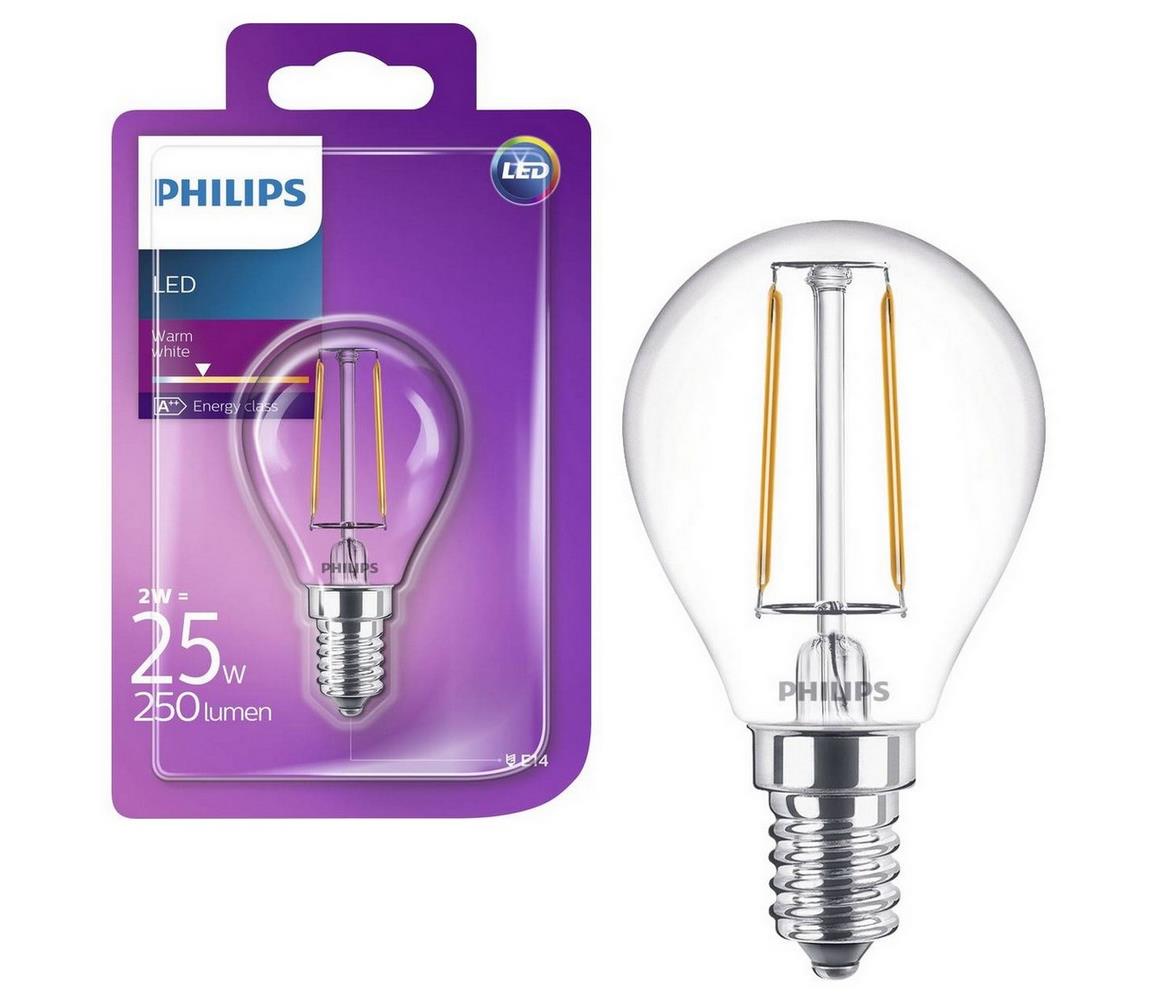 Philips LED Izzó Philips VINTAGE E14/2W/230V 2700K