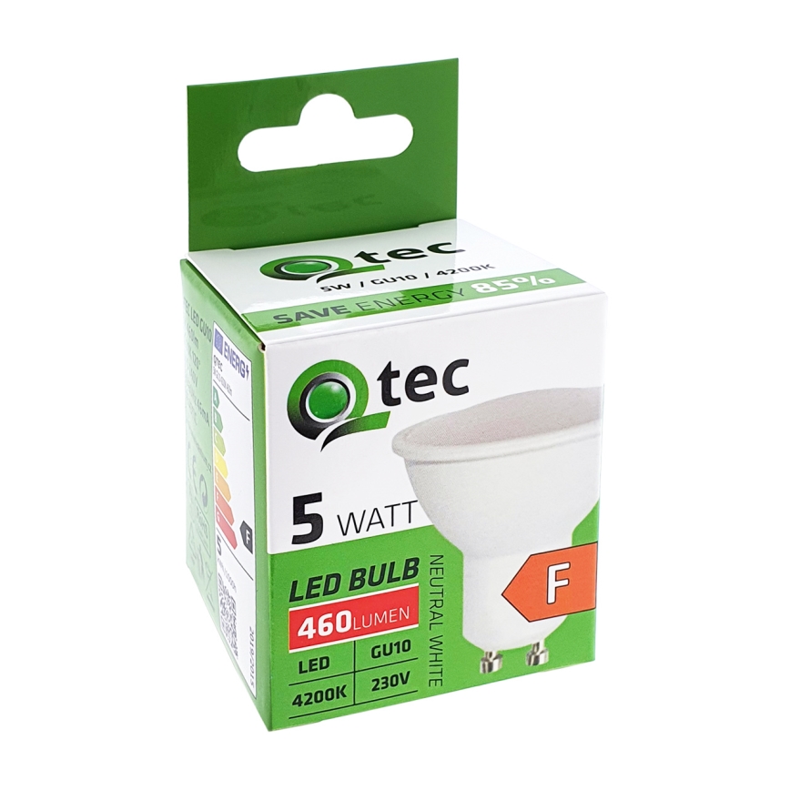 LED Izzó Qtec GU10/5W/230V 4200K