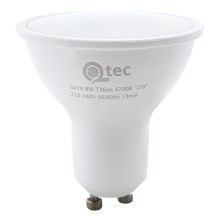 LED Izzó Qtec GU10/8W/230V 4200K