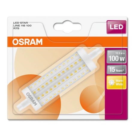 LED Izzó R7s/12,5W/230V 2700K - Osram 118 mm