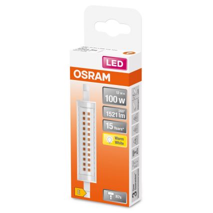 LED Izzó R7s/12W/230V 2700K 118 mm - Osram