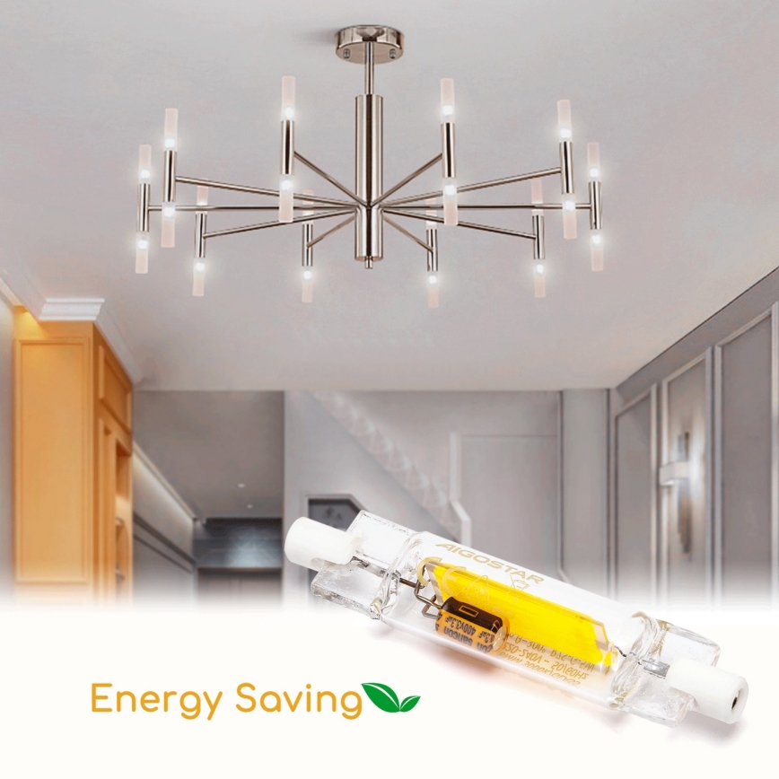 LED Izzó R7s/4,5W/230V 6500K 78 mm - Aigostar