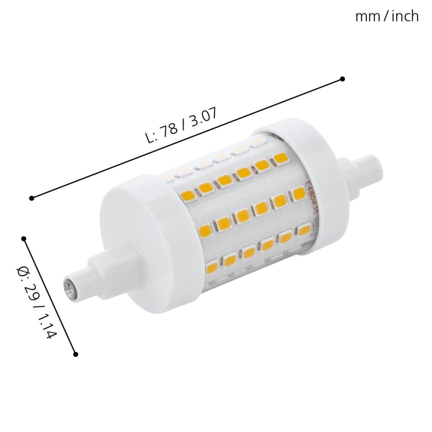LED Izzó R7S/7W/230V 2700K 78 mm - Eglo 11829