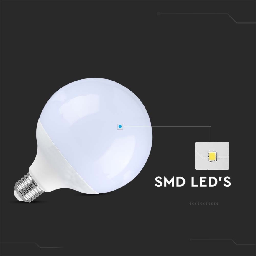 LED Izzó SAMSUNG CHIP G120 E27/22W/230V 6500K