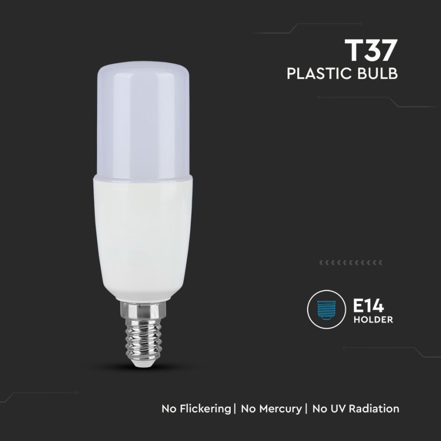 LED Izzó SAMSUNG CHIP T37 E14/7,5W/230V 6400K