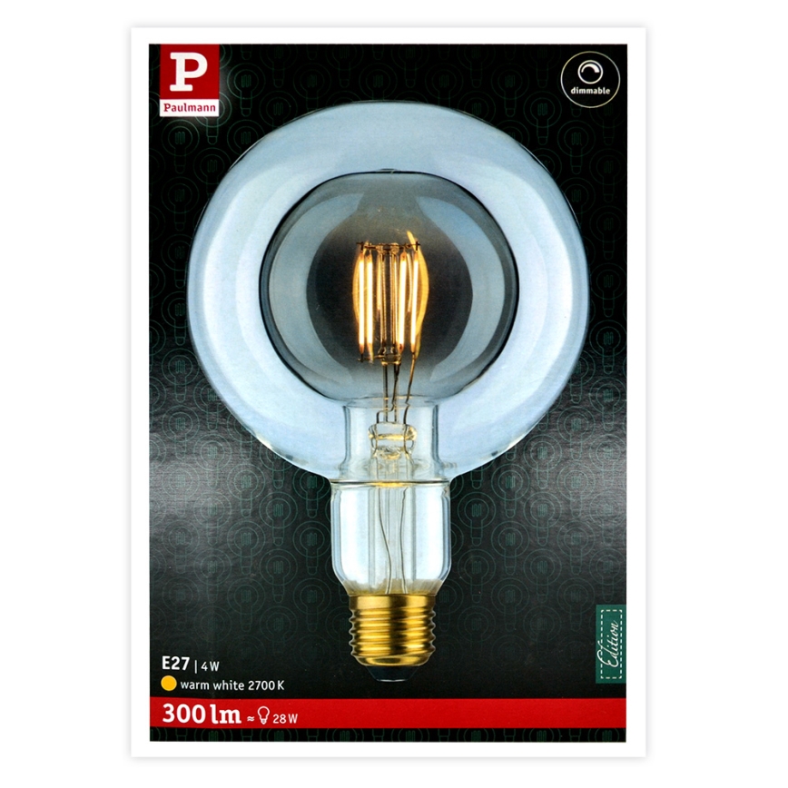 LED Izzó SHAPE G125 E27/4W/230V 2700K - Paulmann 28763