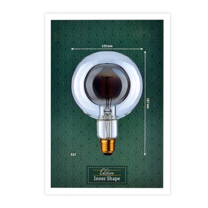 LED Izzó SHAPE G125 E27/4W/230V 2700K - Paulmann 28763