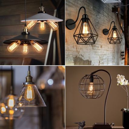 LED Izzó ST64 E27/4W/230V 2200K - Aigostar