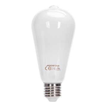 LED izzó ST64 E27/8W/230V 2700K - Aigostar