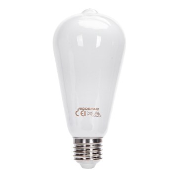 LED izzó ST64 E27/8W/230V 330° 6500K - Aigostar