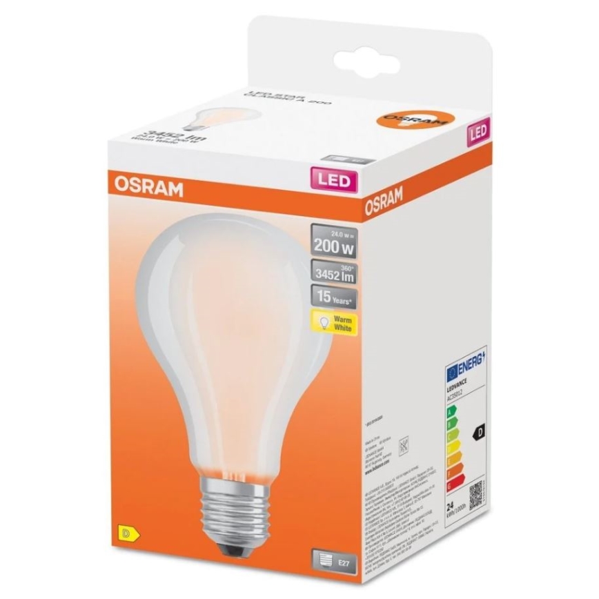 LED Izzó STAR E27/24W/230V 2700K - Osram
