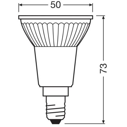 LED Izzó STAR PAR16 E14/4,5W/230V 2700K - Osram