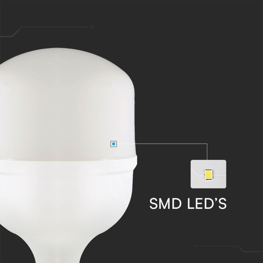 LED izzó T120 E27/40W/230V 6500K