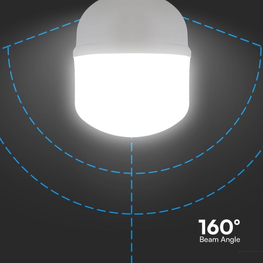 LED izzó T160 E27/60W/230V 6500K