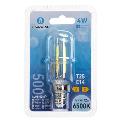 LED Izzó T25 E14/4W/230V 6500K - Aigostar