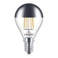 LED Izzó tükör gömbsapkával DECO Philips P45 E14/4W/230V 2700K