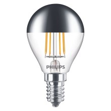 LED Izzó tükör gömbsapkával DECO Philips P45 E14/4W/230V 2700K