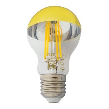 LED izzó tükrös búrával DECOR MIRROR A60 E27/8W/230V 4200K arany