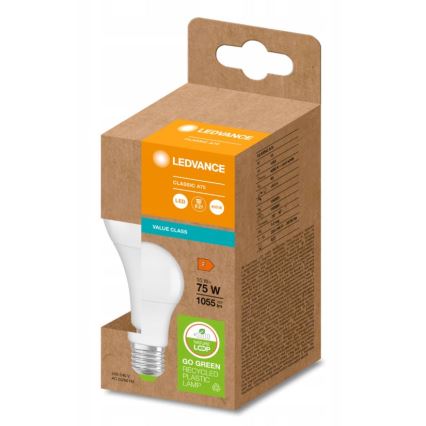 LED izzó újrahasznosított műanyagból E27/10W/230V 4000K - Ledvance