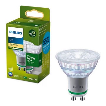 LED izzó ULTRAEFFICIENT Philips PAR16 GU10/2,1W/230V 2700K
