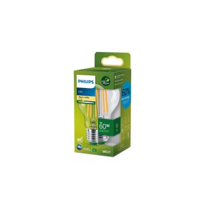 LED izzó ULTRAEFFICIENT VINTAGE Philips A60 E27/4W/230V 2700K