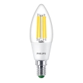 LED izzó ULTRAEFFICIENT VINTAGE Philips B35 E14/2,3W/230V 4000K