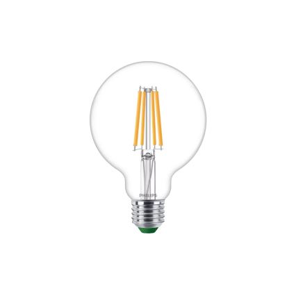 LED izzó ULTRAEFFICIENT VINTAGE Philips G95 E27/4W/230V 2700K
