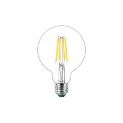 LED izzó ULTRAEFFICIENT VINTAGE Philips G95 E27/4W/230V 4000K