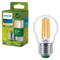 LED izzó ULTRAEFFICIENT VINTAGE Philips P45 E27/2,3W/230V 2700K
