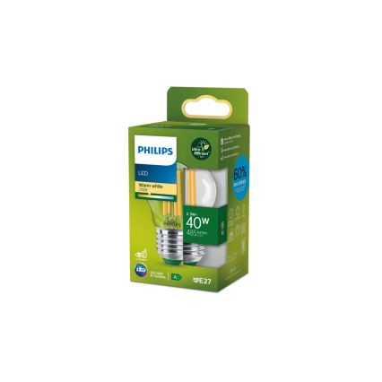 LED izzó ULTRAEFFICIENT VINTAGE Philips P45 E27/2,3W/230V 2700K