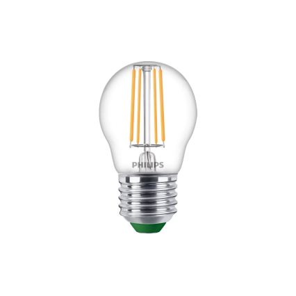LED izzó ULTRAEFFICIENT VINTAGE Philips P45 E27/3,8W/230V 2700K