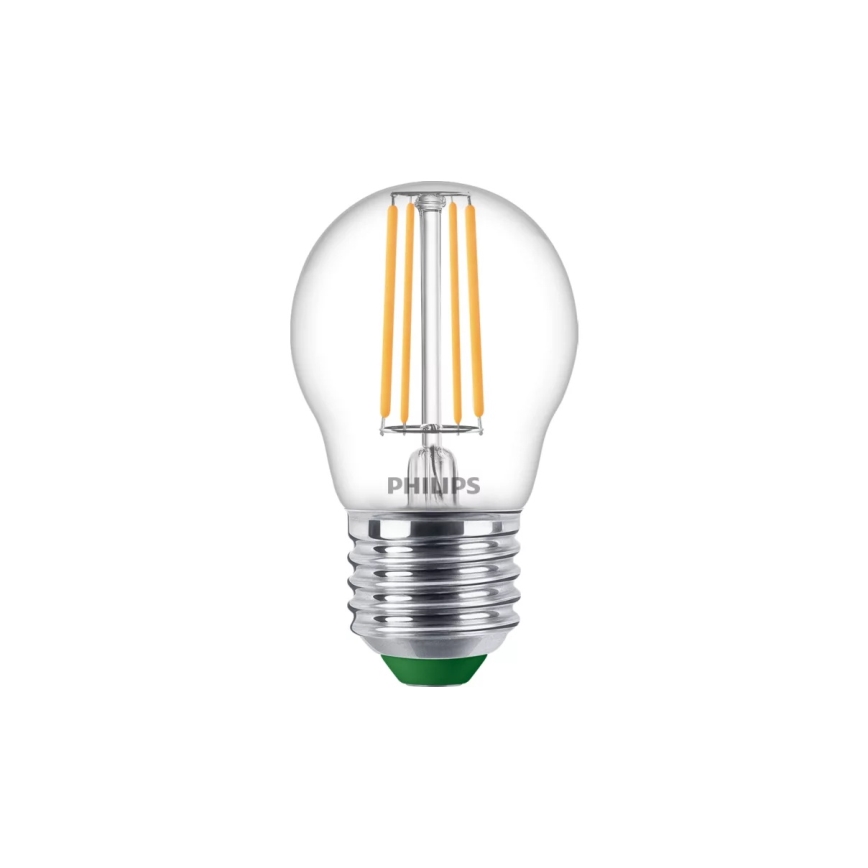 LED izzó ULTRAEFFICIENT VINTAGE Philips P45 E27/3,8W/230V 2700K