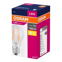 LED Izzó VALUE A60 E27/8W/230V 2700K - Osram