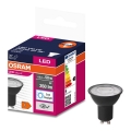 LED Izzó VALUE PAR16 GU10/4,5W/230V 4000K 36° fekete - Osram