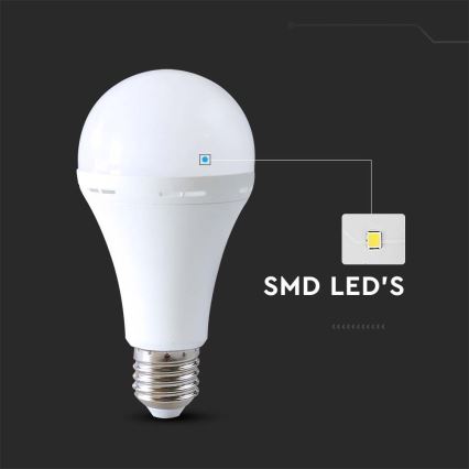 LED Izzó vészhelyzeti üzemmóddal A90 E27/15W/230V 4000K