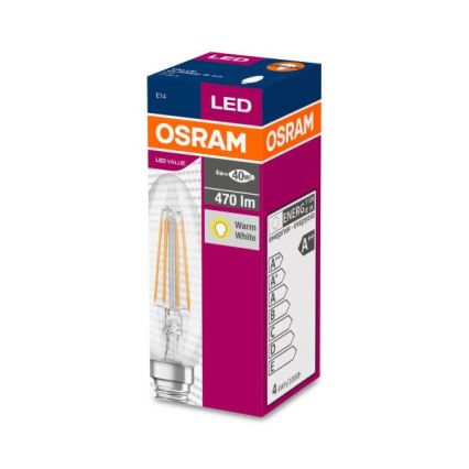 LED Izzó VINTAGE E14/4W/230V 2700K - Osram