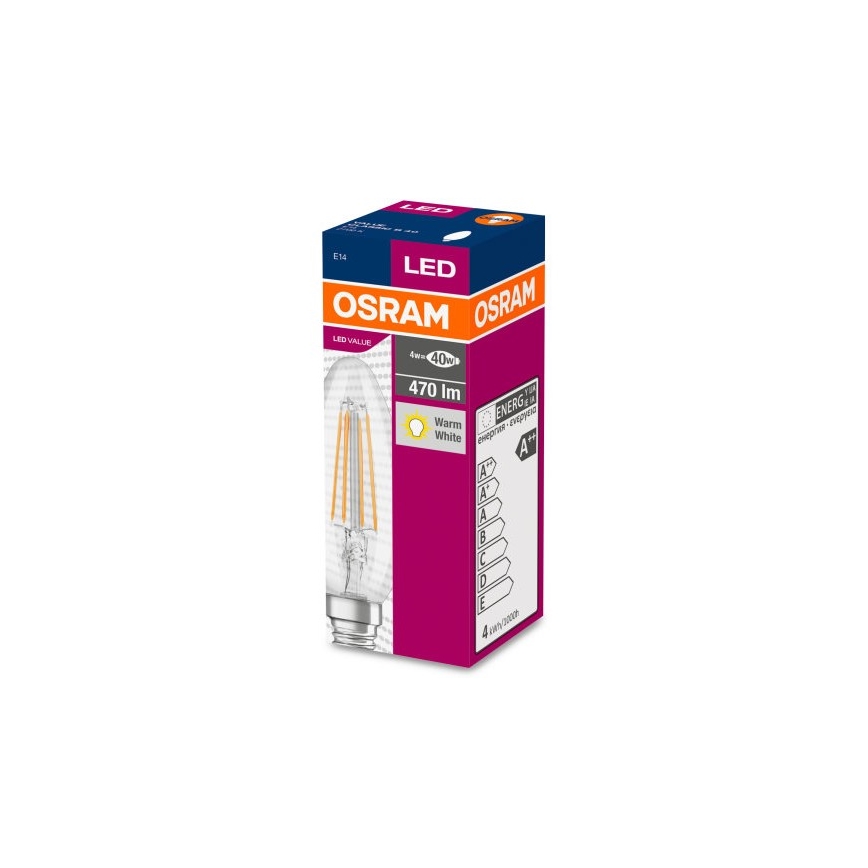 LED Izzó VINTAGE E14/4W/230V 2700K - Osram