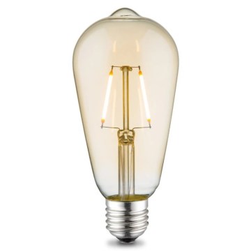 LED Izzó VINTAGE EDISON ST64 E27/2W/230V 2700K