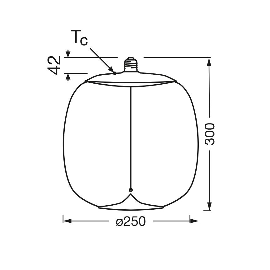 LED Izzó VINTAGE FILAMENT E27/3,4W/230V 2700K - Osram