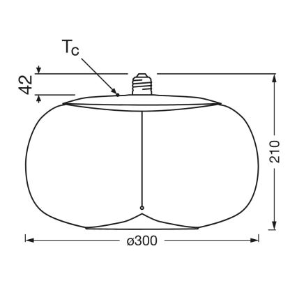 LED Izzó VINTAGE FILAMENT E27/4W/230V 1800K füstszínű - Osram