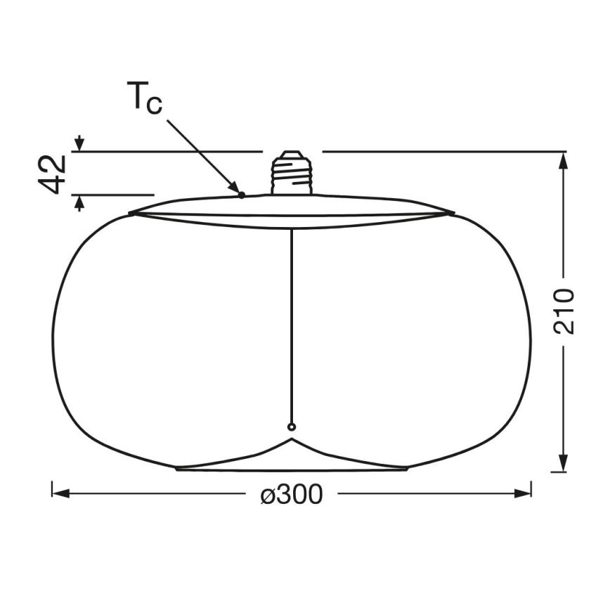LED Izzó VINTAGE FILAMENT E27/4W/230V 1800K füstszínű - Osram