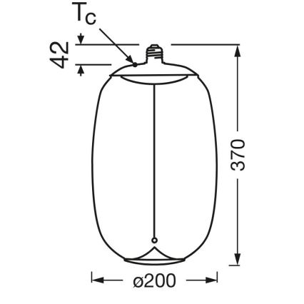 LED Izzó VINTAGE FILAMENT E27/4W/230V 2700K - Osram
