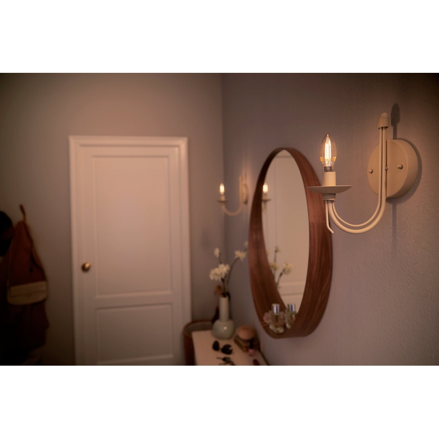 LED Izzó VINTAGE Philips E14/4,3W/230V 2700K