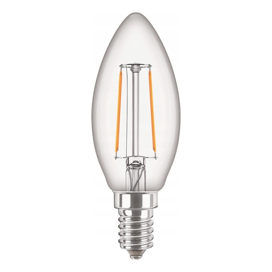 LED izzó VINTAGE Philips Pila E14/2W/230V 2700K