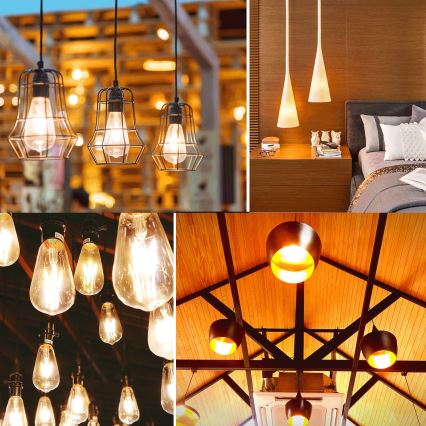 LED izzó VINTAGE ST64 E27/20W/230V 2700K - Aigostar