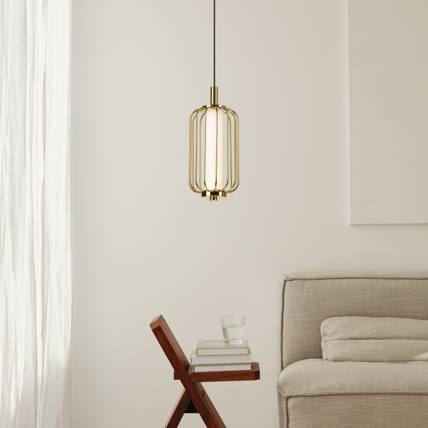 LED kábeles csillár BONNIE, 10W/230V, 3000K, arany