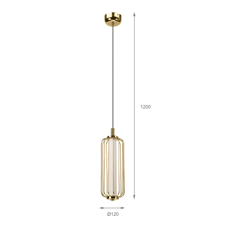 LED kábeles csillár BONNIE LED/15W/230V 3000K arany