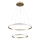 LED kábeles csillár DIANA LED/44W/230V 4000K átm. 59 cm arany